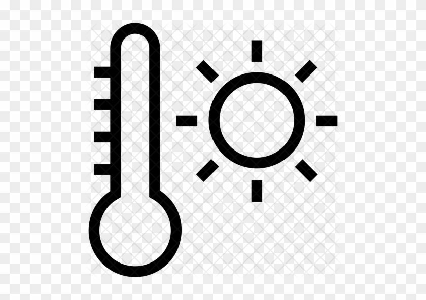 Thermometer Icon - Vector Graphics #1137270