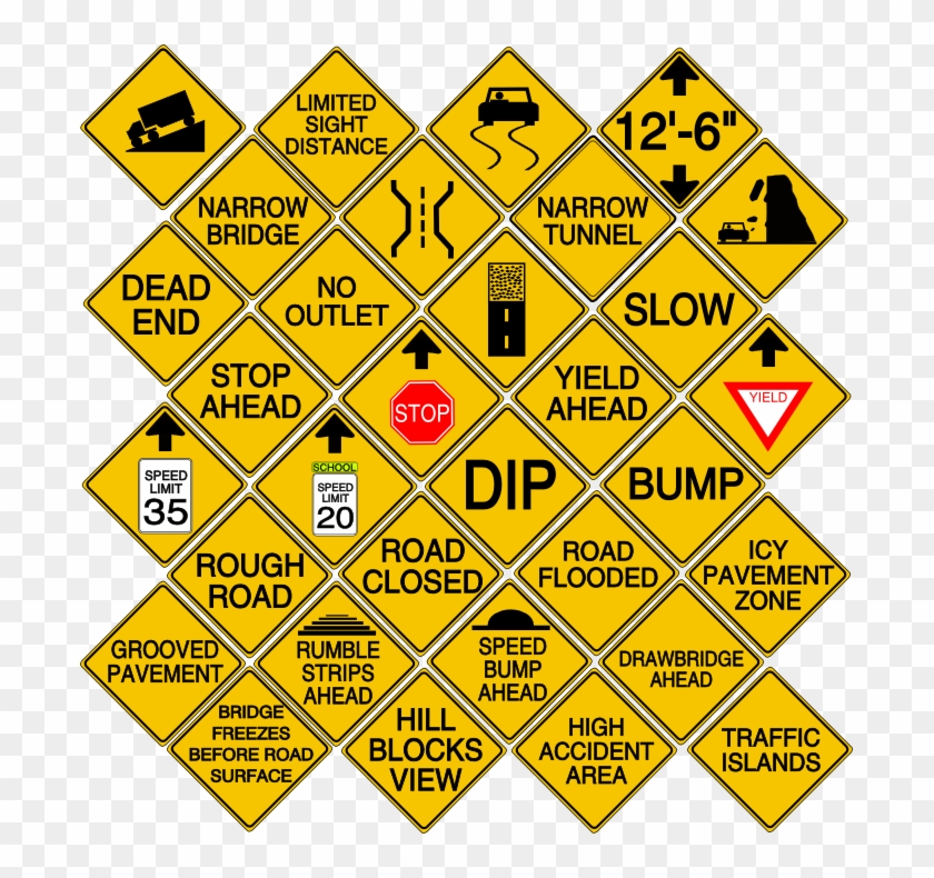Road Condition Signs By Metalpikachu3500 - Road Condition Signs #1137384