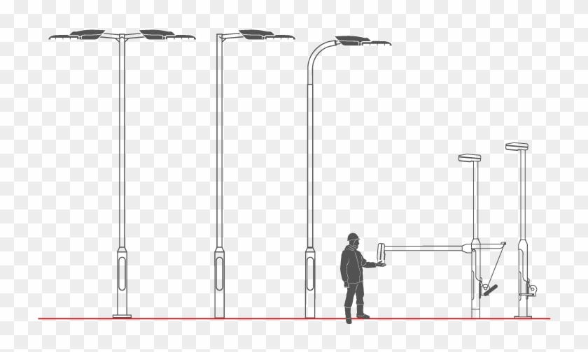 Height Lamp Post Design Ideas Of, Typical Lamp Post Height
