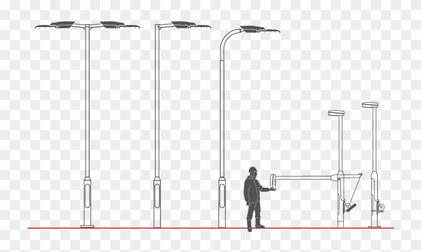 Height Lamp Post Lamp Design Ideas Of Lamp Post Height - Toilet #1137541