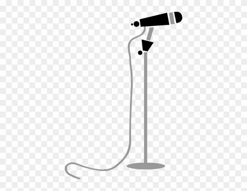 Vectors Icon Free Microphone Download Image - Microphone Stand Clip Art #1137544