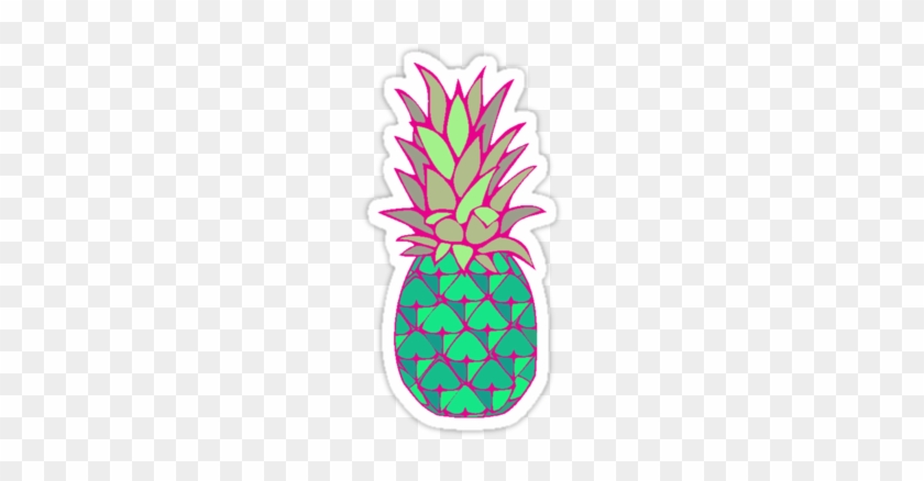Colorful Pineapple By Mzawesomechic - Pine Apple Clipart #1137647