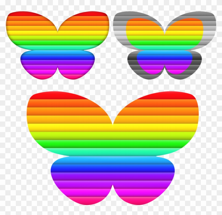Butterfly Color Colorful Png Image - Icon #1137738