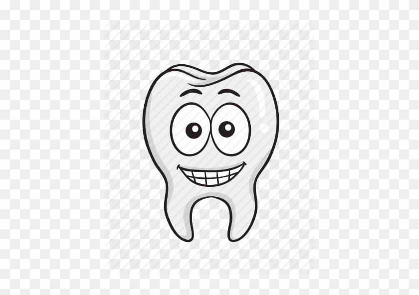Cartoon, Dental, Dentist, Emoji, Smiley, Tooth Icon - Dentistry #1137787