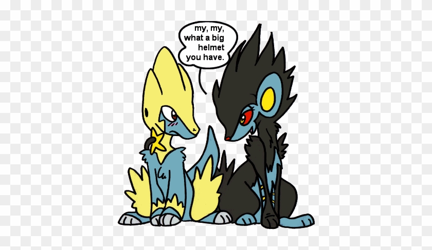 Luxray X Manectric By Denkimouse - Pokemon Manectric And Luxray #1138014