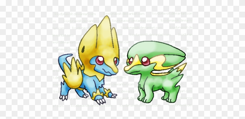 Little Electrike And Manectric By Lixydynavolt - Cartoon #1138023