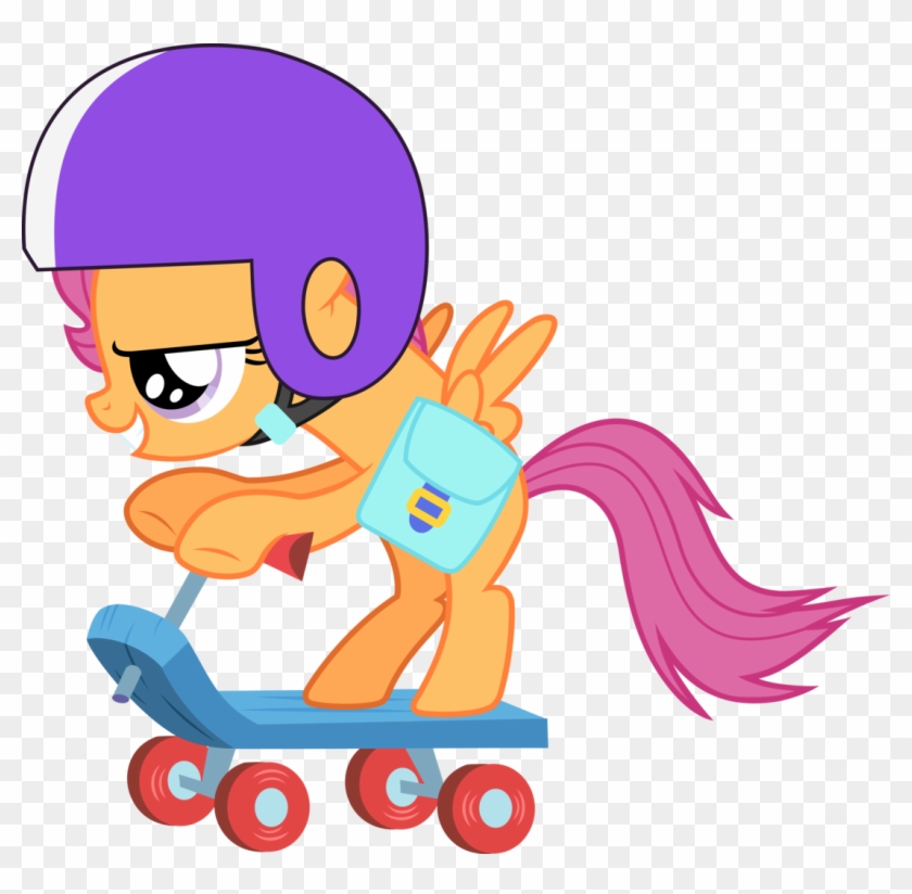 Absurd Res, Artist - Scootaloo On Her Scooter #1138102