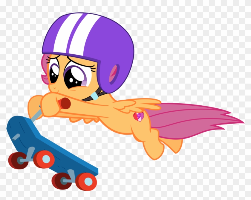 Flying Scooter Scootaloo Vector By Greenmachine987 - Deviantart Vector Scootaloo #1138147