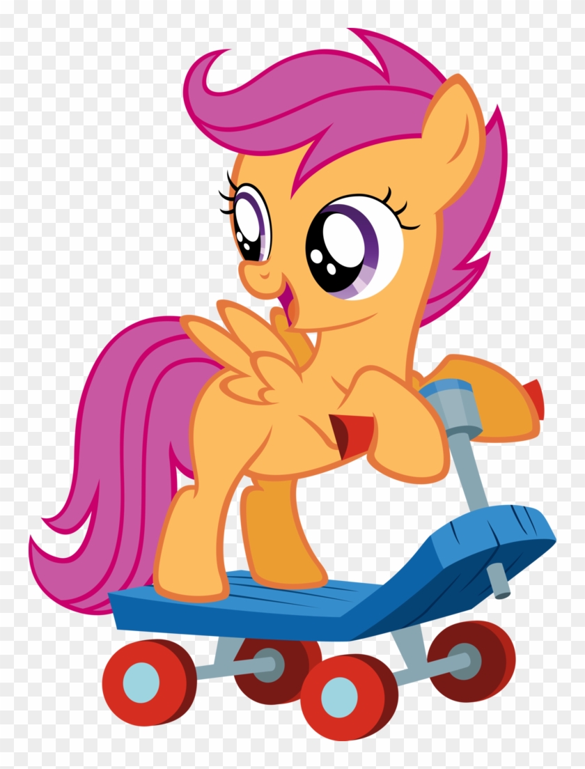 Moongazeponies, Cute, Cutealoo, Pony, Safe, Scootaloo, - My Little Pony Scootaloo Scooter - Free Transparent Clipart Images Download
