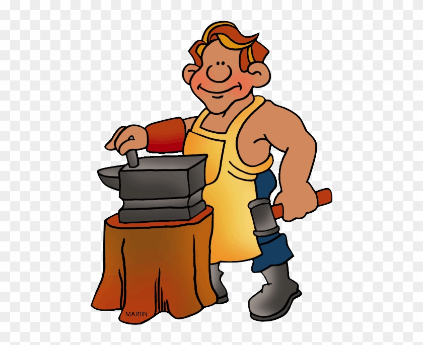 Youtube Clip Art - Medieval Blacksmith Clipart #1138377