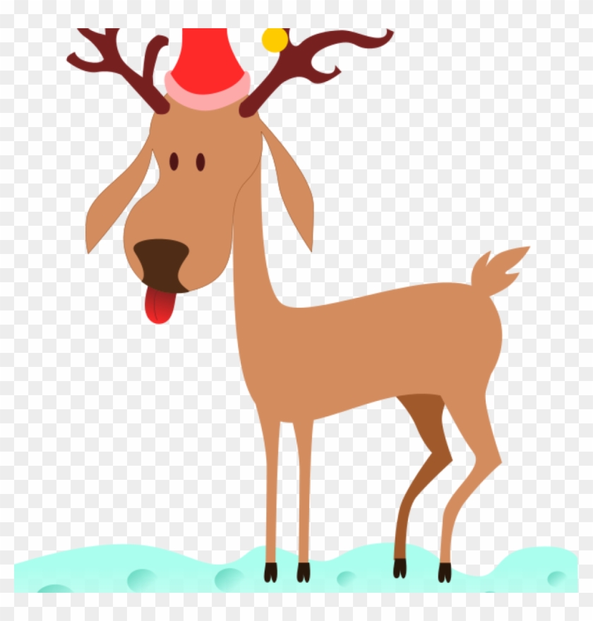 Reindeer Clipart Reindeer Clipart Free Christmas Graphics - Christmas Reindeer Cartoon Png #1138730