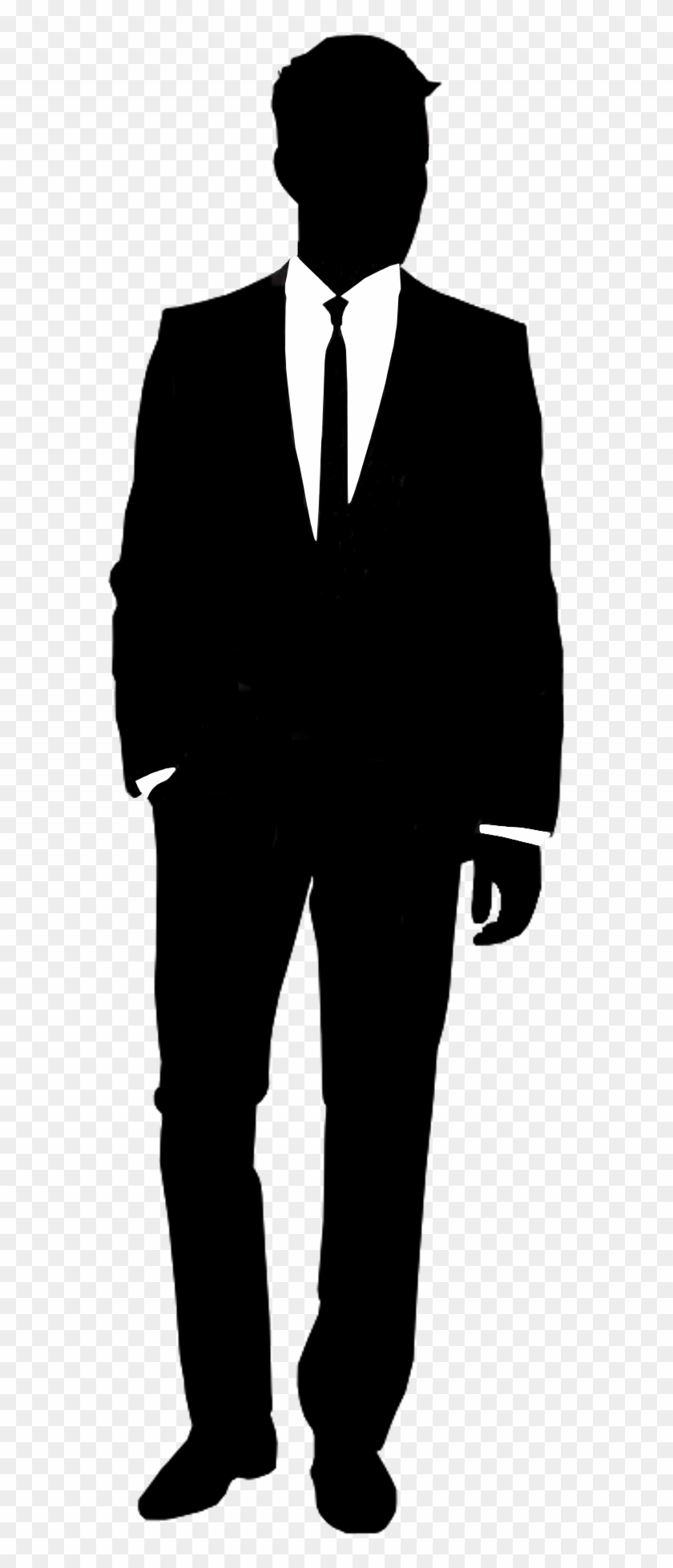 Suit Silhouette Shirt Informal Attire - Silhouette Suit #1138846