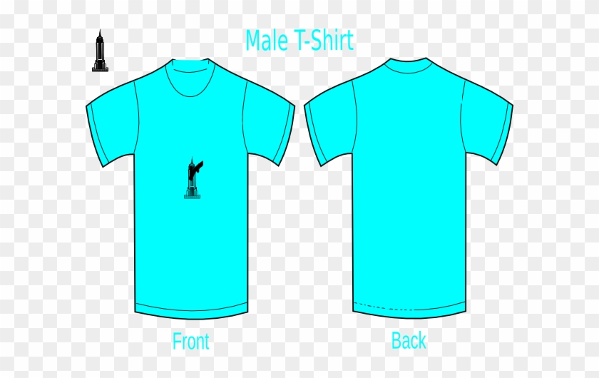 T Shirt Aqua Blue #1138994