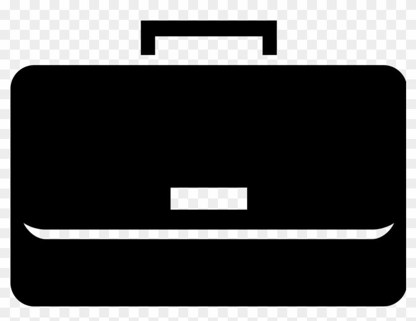 Lawyer Clipart Suitcase - Briefcase Clipart Black And White #1139096