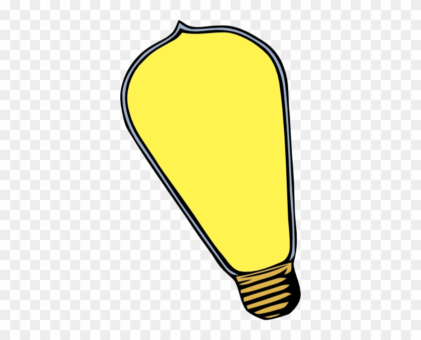 Cartoon Edison Light Bulb #1139208