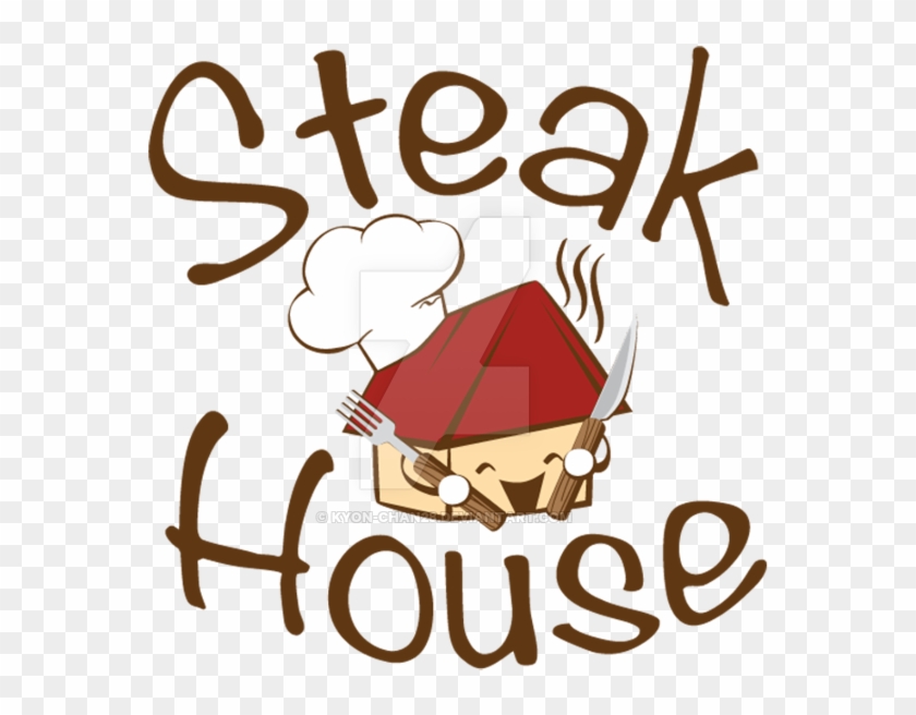 Steak House Logo Commission 3 By Kyon-chan28 - Steak House Logo Png #1139242