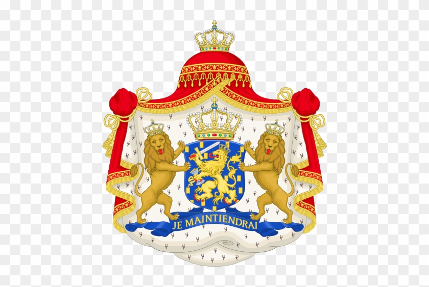 Coat Of Arms Of Frederick Henry, William Ii And William - Kingdom Of The Netherlands Coat Of Arms #1139310