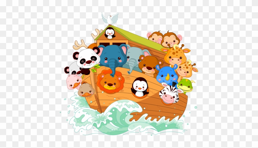 Clipart Of Church Nursery Community Christian Children - Noah's Ark Clip Art #1139318