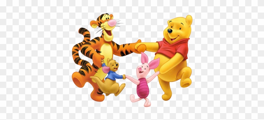 Tigger Winnie The Pooh Group Clipart Png Images - Winnie The Pooh And Friends Playing #1139333