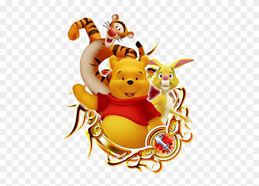 Pooh & Tigger & Rabbit - Stained Glass Medals Khux #1139355
