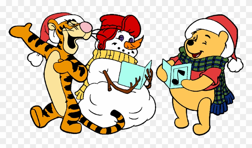 Winnie Pooh Christmas Clipart - Pooh And Friends Christmas #1139394