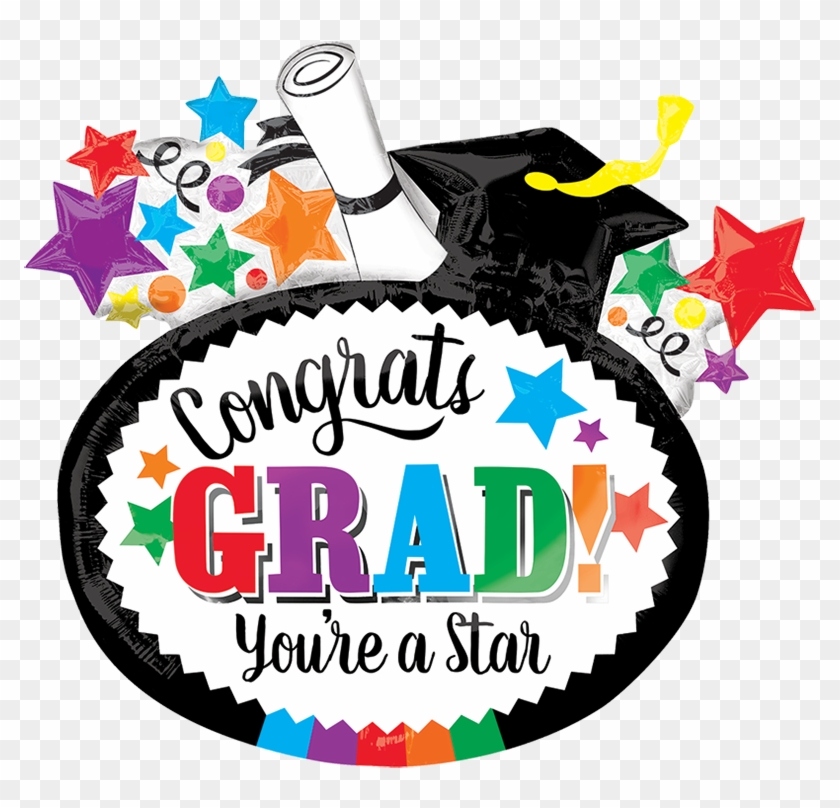 Grad You're A Star Supershape - Balloon #1139407