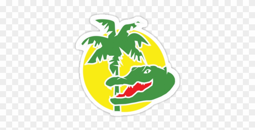 Florida Alligator Logo Sticker - Alligators #1139469