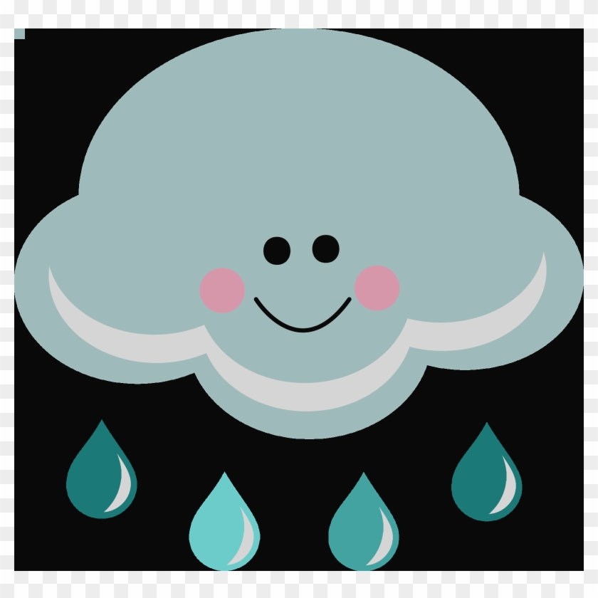 Clipart Cute Rain Cloud #1139554