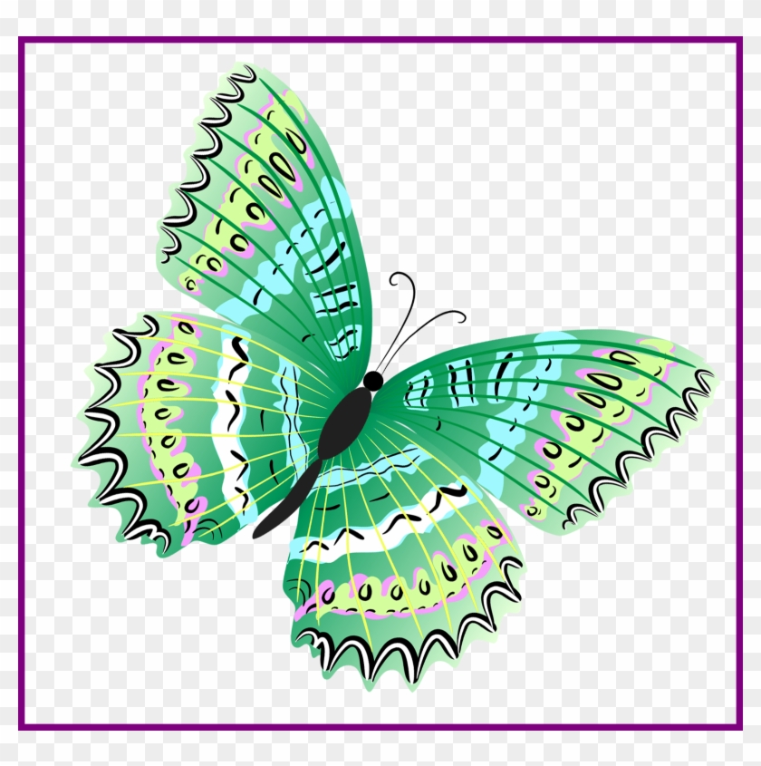 Incredible Borboleta Verde Png Clipe Butterfly U And - Clip Art #1139631