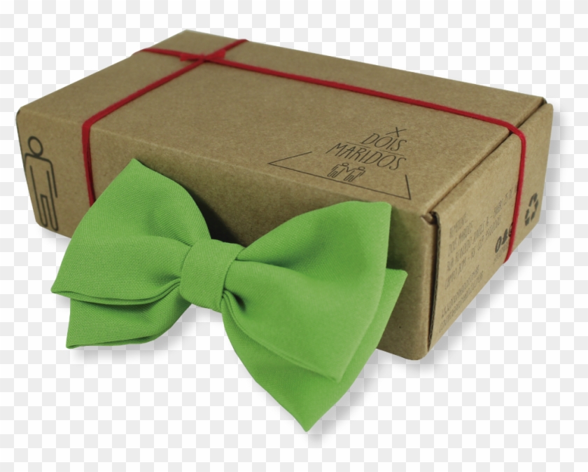 Gravata Borboleta Verde Lima Dois Maridos - Gift Wrapping #1139653