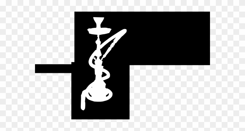 Hookah Clipart Logo - Black And White Hookah #1139654