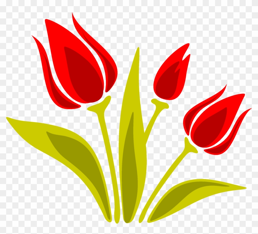 Indira Gandhi Memorial Tulip Garden Euclidean Vector - Stylized Tulips #1139758