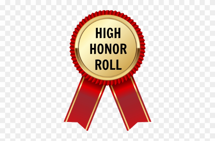 High Honor Roll - Certificate Ribbon Png #1139773