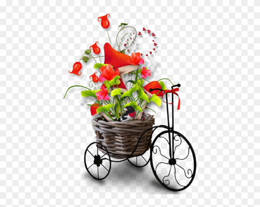Trikes And Flowers - Portable Network Graphics #1139787