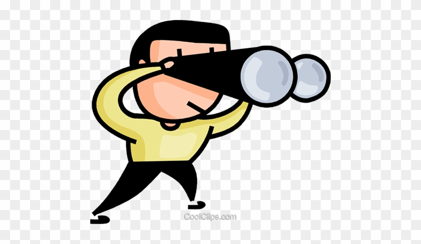 Man Binoculars Clipart 2 By Andrew - Look For Clip Art #1139853