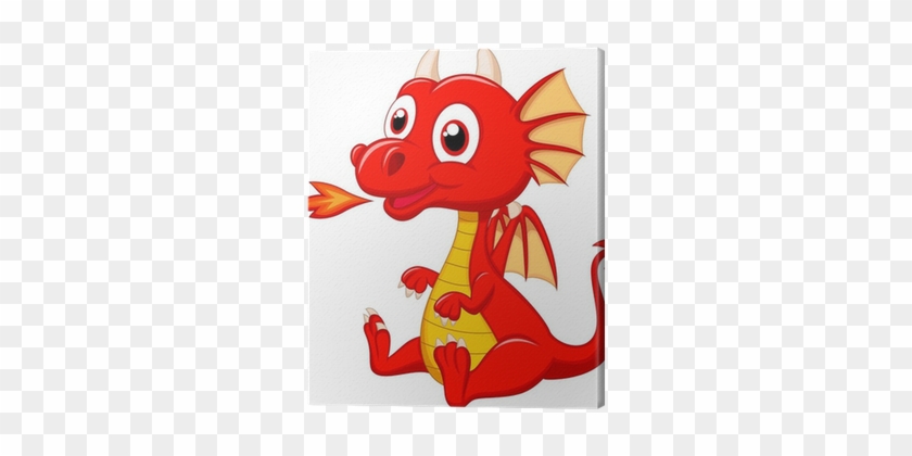 Cartoon Cute Baby Dragon #1139875