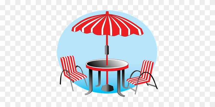 Beach, Umbrella, Chairs, Vacation, Red - Beach #1139927