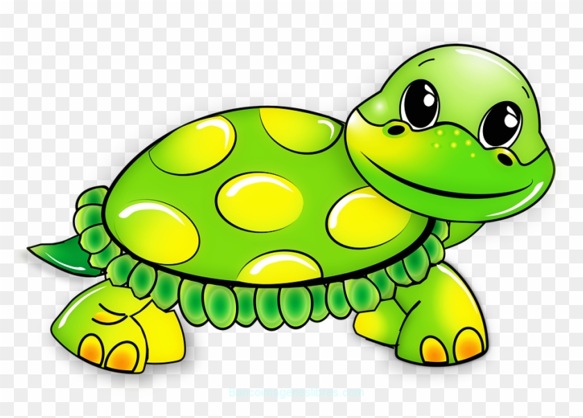 Imagenes Animales Tiernos En Colores - Turtle Slip-on Sneakers - Free  Transparent PNG Clipart Images Download