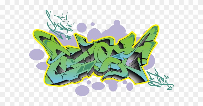 Left Click To Open Then Right Click And Save Picture - Graffiti East #1140019