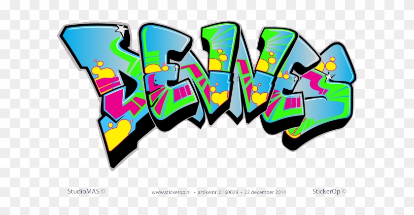 Graffiti Muurstickers - Graffiti Muurstickers #1140032