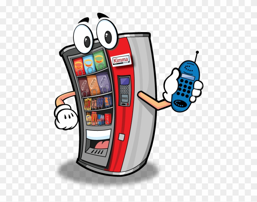 Machine Clipart Snack Machine - Vending Machine Cartoon Png #1140043