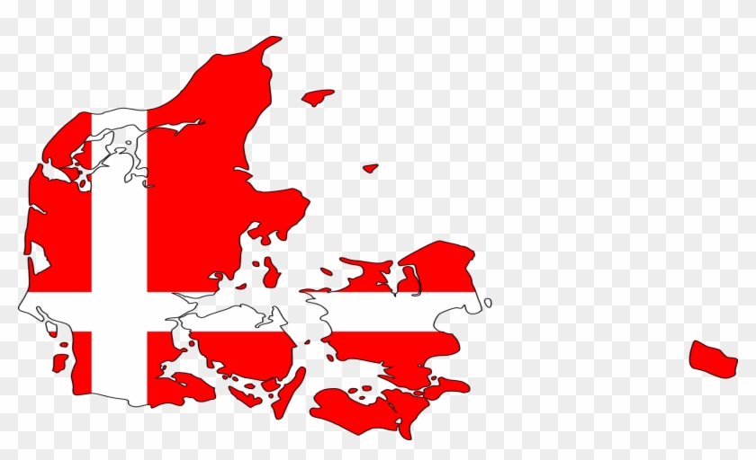 Education Denmark Flag Facts With About - Denmark Flag Map #1140090
