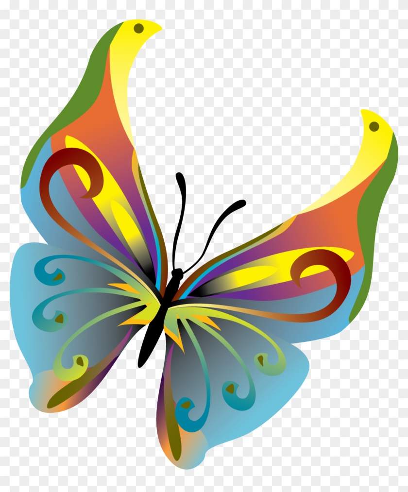 Monarch Butterfly Insect Clip Art - Butterfly Vector #1140134