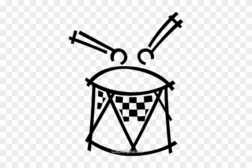 Drum And Drum-sticks Vektor Clipart Bild - Drum And Drum-sticks Vektor Clipart Bild #1140191
