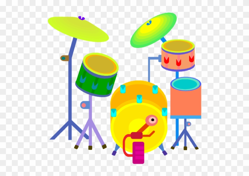 Drum Clipart Samba Drums - Instrumentos De Percusion Animados #1140196