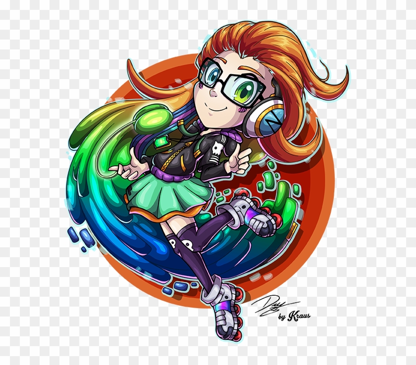 Cyber Pop Zoe League Of Legends Fanart 2017 Https - Cyber Pop Zoe Fanart #1140226