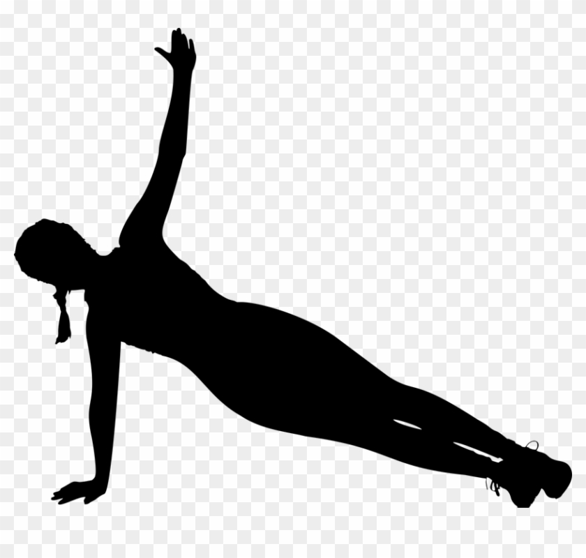 Image Result For Free Workout Clipart - Fitness Silhouette Png #1140241