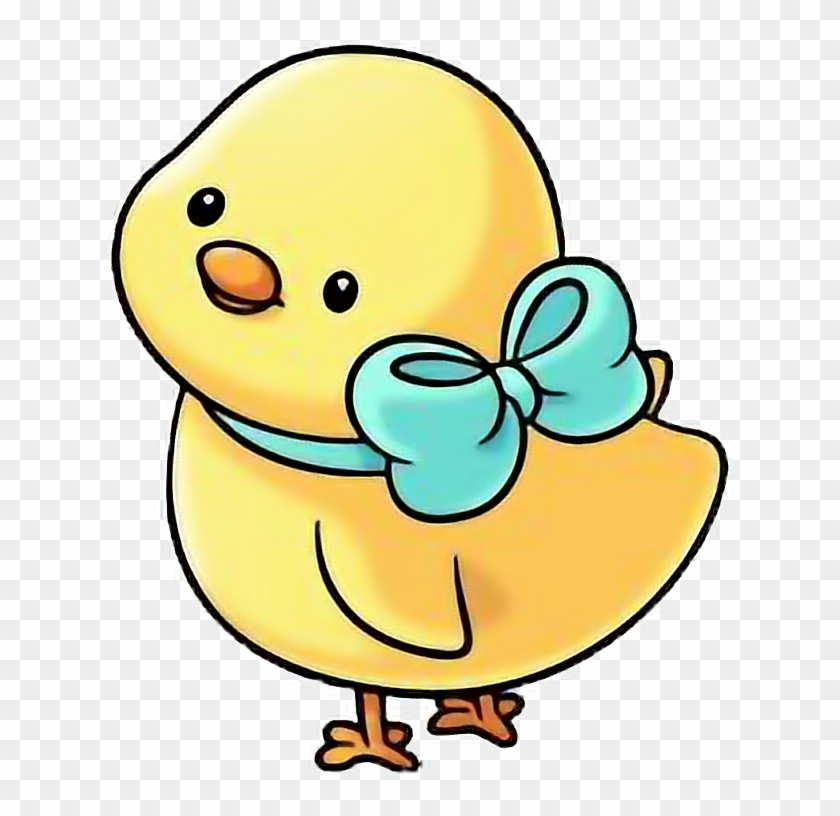 Kawaii Chibi Littleboy Duck Ducks Blue Yellow Ddlg - Pollito Kawaii #1140390
