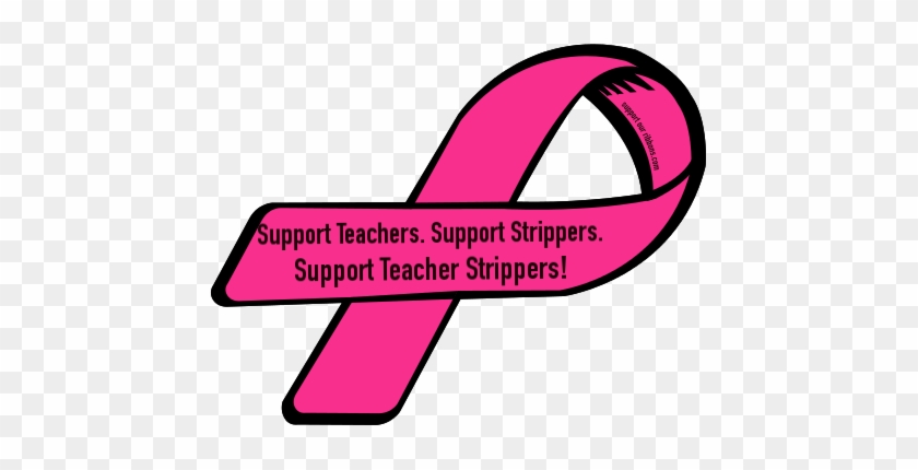 Support Teachers - Breast Cancer Awareness On Trucks #1140781