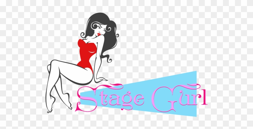 Stage Gurl - Pin Up Girl Vector #1140809